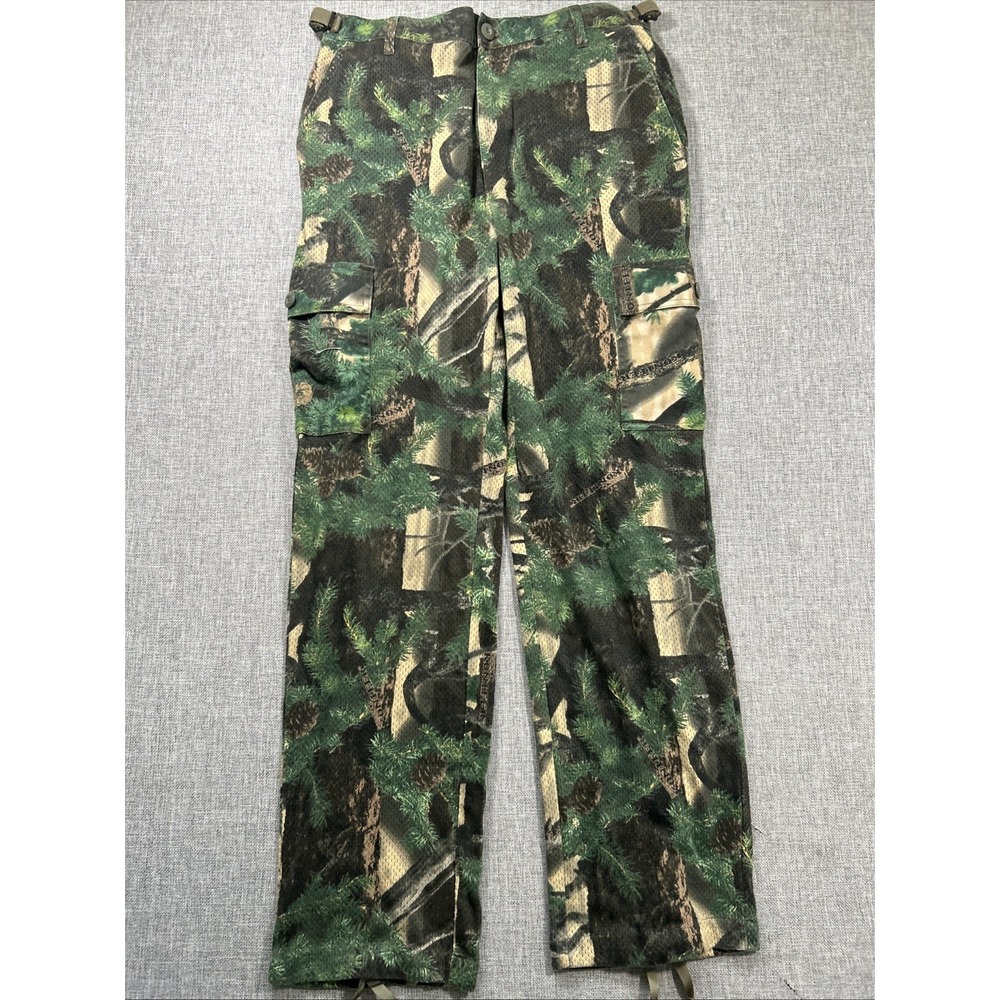 Cabela's Men's Konifer Seclusion 3D Cargo Camo Hunting Pants M 32x30 Adjustable